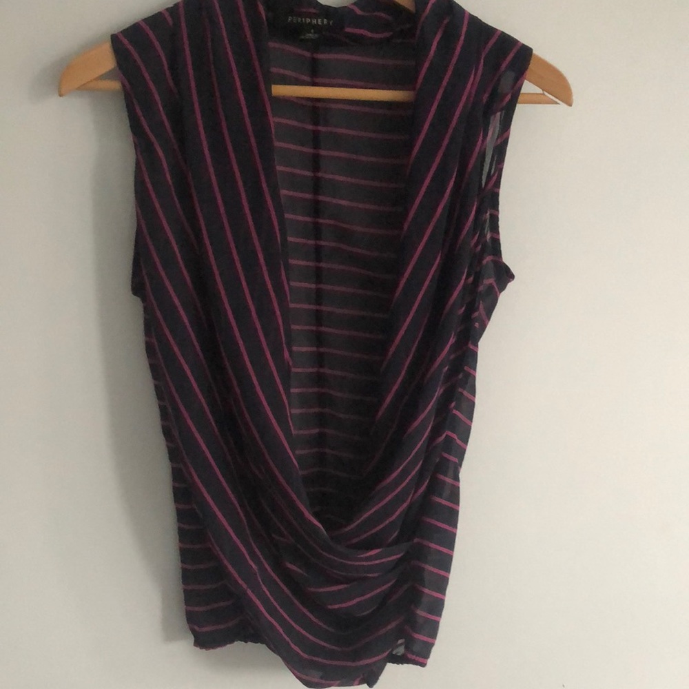 PERIPHERY sleeveless blouse